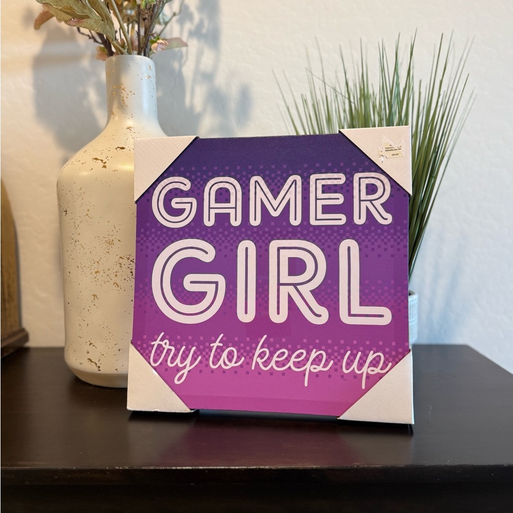 Gamer Girl Wall Art